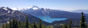 mountainscape and lake