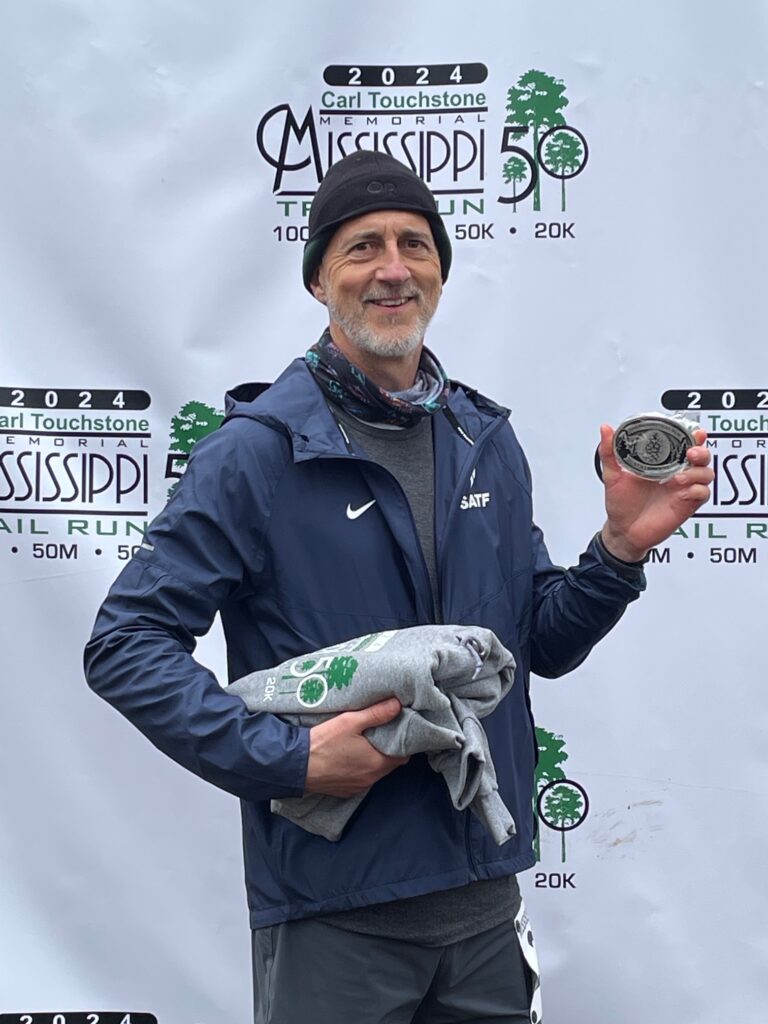 Jim With Medal After MS 100 mile